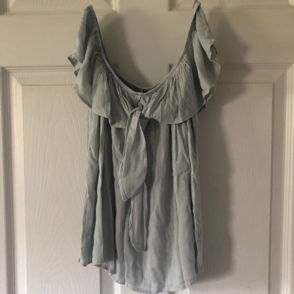 NWT Sage Off the shoulder top - Picture 2 of 2